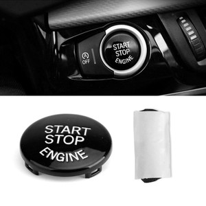 Start Stop Engine Button Switch Cover For BMW E Chassis E90 E91 X5 E70 E60 Gloss Black