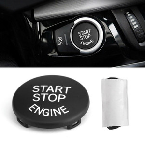 Start Stop Engine Button Switch Cover For BMW E Chassis E90 E91 X5 E70 E60 Matte Black