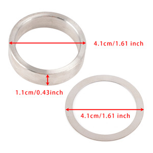 9 Inch Solid Pinion Bearing Spacer Kit with Shims 9190920 For Ford