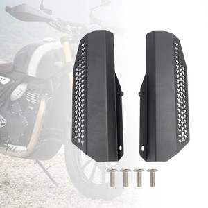 2024-2025 SCRAMBLER 400 X Front Fork shock absorber pertection cover Black Generic