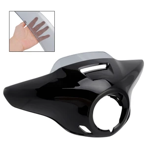 2021-2024 HONDA CM1100 Windshield WindScreen Headlight Fairing Cover Simulation Gloss black+Gray Generic