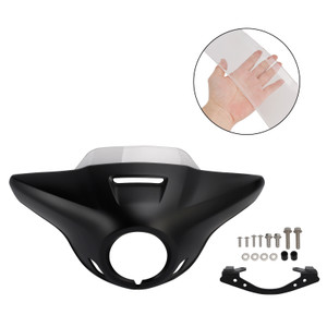 2021-2024 HONDA CM1100 Windshield WindScreen Headlight Fairing Cover Simulation Matte Black+Clear Generic