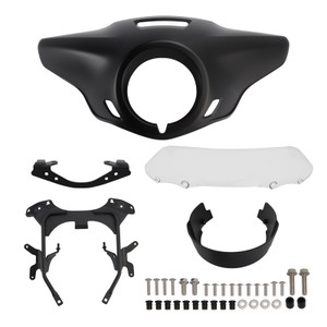 2021-2024 HONDA CM1100 Windshield WindScreen Headlight Fairing Cover Simulation Matte Black+Clear Generic
