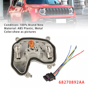 2015-2023 Jeep Renegade Rear Left Tail Lamp Bracket & Plug Bulb 68270892AA Generic