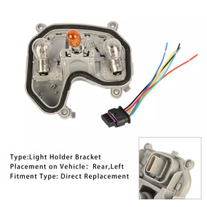 2015-2023 Jeep Renegade Rear Left Tail Lamp Bracket & Plug Bulb 68270892AA Generic