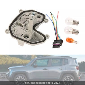 2015-2023 Jeep Renegade Rear Left Tail Lamp Bracket & Plug Bulb 68270892AA Generic