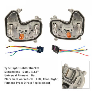 2015-2023 Jeep Renegade Rear Left+Right Tail Lamp Bracket & Plug Bulb 68270837AA Generic