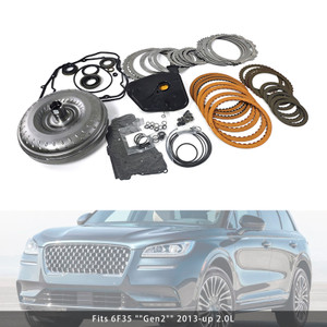 2013-on Ford Lincoln Mazda 2.0L Transmission Rebuild Kit With Torque Converter 6F35 Generic