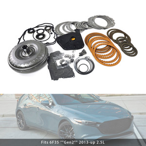2013-on Ford Lincoln Mazda 2.5L Transmission Rebuild Kit With Torque Converter 6F35 Generic