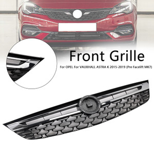 2015-2019 OPEL Front Bumper Grill Grille Black Chrome Generic