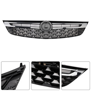 2015-2019 OPEL Front Bumper Grill Grille Black Chrome Generic