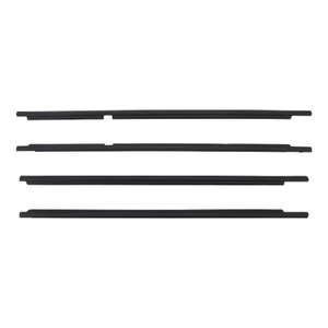 4PCS Door Glass Belt Outer Molding Weatherstrip For Land Cruiser LC100 98-07