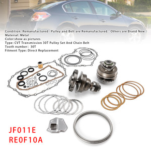 Nissan Versa Note, Nissan Tilda, Nissan Latio. 2013 - Transmission CVT Pulley 30T W/Belt+Chain £¦ Rebuild Kit RE0F10A JF011E