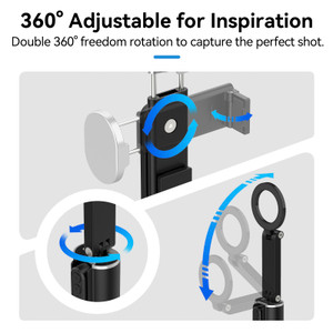 Remote Control Travel Photography Mobile Phone Holder Remote Control Short Video Lazy Holder Magnetic Suction