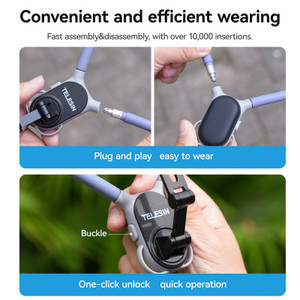 Magnetic Mobile Phone Neck Halter Max POV Angle Lazy Holder Live Mobile Phone Elegant Blue Generic