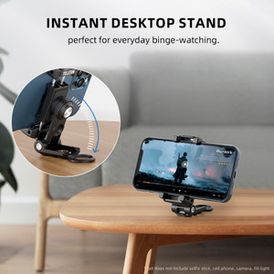 Multi-function Mobile Phone Holder 360 Degree Rotating Cold Shoe Interface Stand