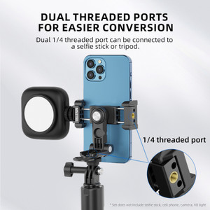 Multi-function Mobile Phone Holder 360 Degree Rotating Cold Shoe Interface Stand