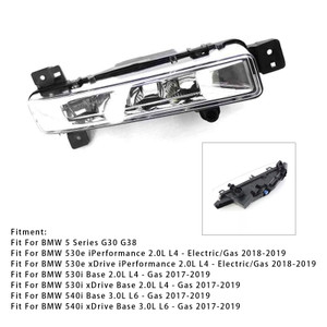 2017-2019 BMW 5 Series 530 540 1 Pcs LED Front Right Fog Light Generic