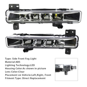 2017-2019 BMW 5 Series 530 540 1 Pcs LED Front Left+Right Fog Light Generic