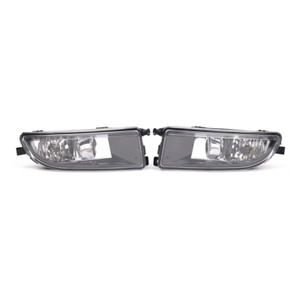 2012-2016 VW Beetle 1 Pcs Front Bumper Left+Right Fog Light With Bulb Black and Clear Generic