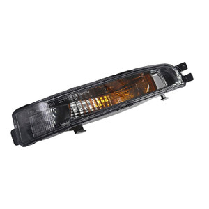 2012-2019 Volkswagen Beetle 1 Pcs Front Bumper Left Turn Signal Light Black and Clear 5C5953041A Generic