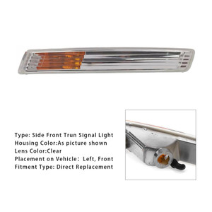 2006-2010 Volkswagen Beetle 1 Pcs Front Bumper Left Turn Signal Light 1C0953041R Generic