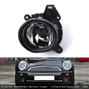 2002-2008 Mini Cooper CONVERTIBLE R52 1 Pcs Front Bumper Left Fog Light 63176925049 Generic