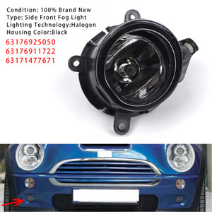2002-2006 Cooper S HATCHBACK R53 1 Pcs Front Bumper Right Fog Light 63176925049 Generic