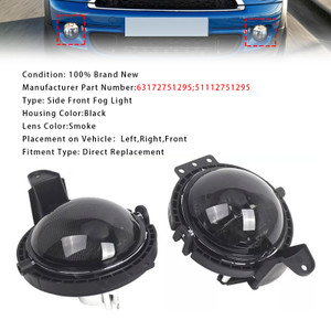 2006 onwards BMW Mini Cooper Pair Front Fog Light without Bulb 63172751295 Generic