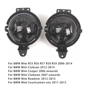 2007 onwards BMW Mini Clubman Pair Front Fog Light without Bulb 63172751295 Generic