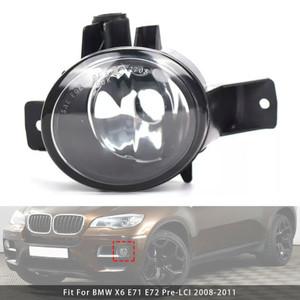 2008-2011 BMW X6 E71 E72 Pre-LCI 1 PCS Front Left Fog Light Lamps 63177187631 Generic