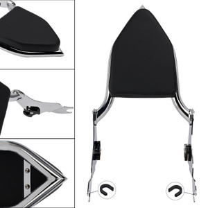 2009-2024 STREET GLIDE Passenger Sissy Bar Backrest Chrome Generic