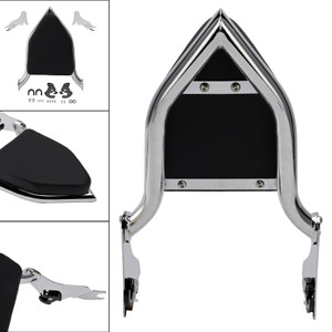 2009-2024 STREET GLIDE Passenger Sissy Bar Backrest Chrome Generic