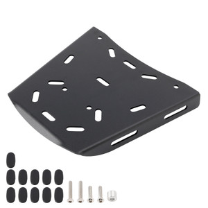 2023-2025 Scrambler 400X Aluminum Rear Seat Rack Extender Plate Kit Matte Black Generic