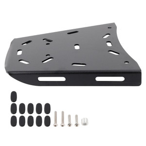 2023-2025 Scrambler 400X Aluminum Rear Seat Rack Extender Plate Kit Matte Black Generic