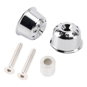 2018-2024 Husqvarna Svartpilen 125 200 250 401 CNC Aluminum Handlebar End Weights Silver Generic