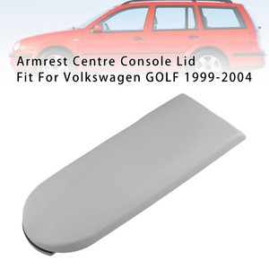 1998-2005 Volkswagen GOLF JETTA PASSAT BETTLE BORA Leather Armrest Centre Console Lid Gray Generic