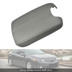 2008-2012 Honda Accord Leather Armrest Centre Console Lid Gray Generic