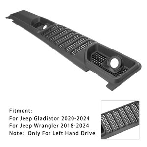 2018-2024 Jeep Wrangler JL / Gladiator Wiper Cowl Panel Grille 68307260AC Generic