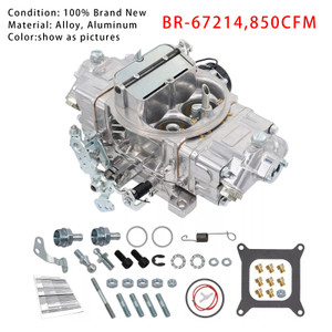BR-67214 Quick Fuel Carburetor 850 CFM Mechanical Secondary