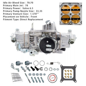 BR-67214 Quick Fuel Carburetor 850 CFM Mechanical Secondary