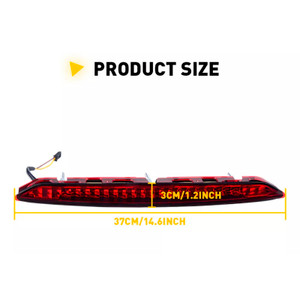 2002-2008 BMW Z4 E85 Red Third Brake Light Stop Light Trunk Tailgate Lamp 3256930246 Generic