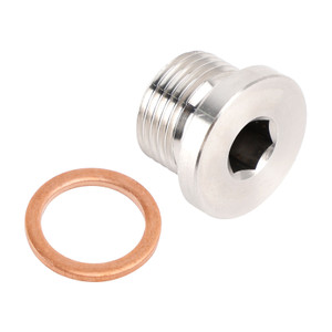 304 Stainless Steel M18 x 1.5mm Inner Hex Head Sensor blanking Plug Cap