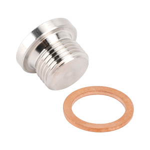 304 Stainless Steel M18 x 1.5mm Inner Hex Head Sensor blanking Plug Cap