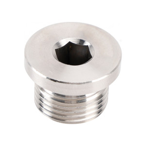 304 Stainless Steel M18 x 1.5mm Inner Hex Head Sensor blanking Plug Cap