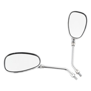 Yamaha XVS 650 1100 Dragstar XVZ 1300 XV 1600 1700 Rearview Mirrors Left and Right Mirror Clear Generic