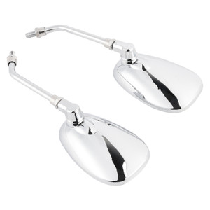 Yamaha XVS 650 1100 Dragstar XVZ 1300 XV 1600 1700 Rearview Mirrors Left and Right Mirror Clear Generic