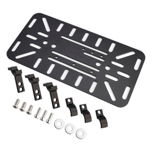 Universal Symmetrical Side Saddlebag Mounting Bracket Kit Black For Motorbike