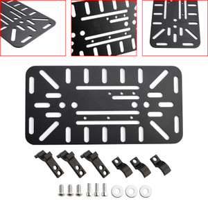 Universal Symmetrical Side Saddlebag Mounting Bracket Kit Black For Motorbike