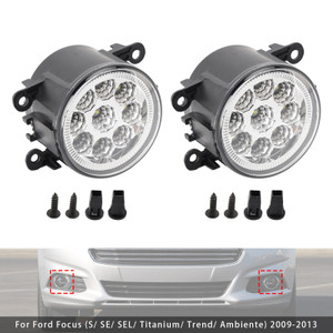2010-2018 Acura TSX RDX TL ILX Pair LED Daytime Running Fog Lights Black Generic